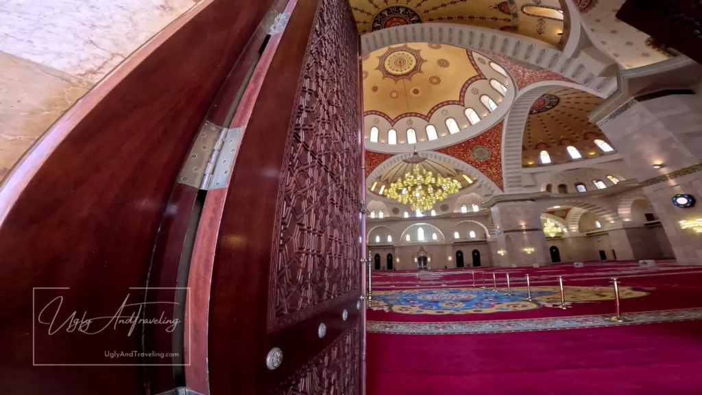 Sheikh Zayed Grand Mosque Fujairah exterior corridors